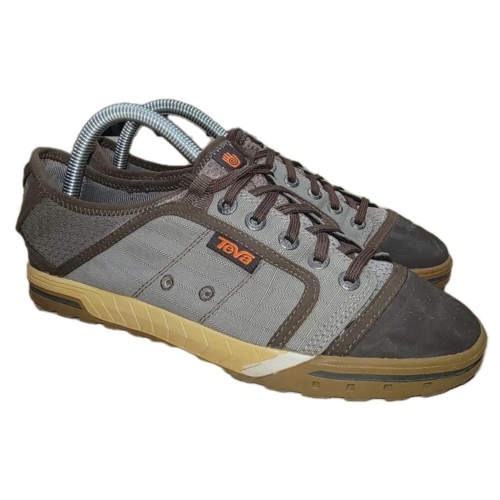 Teva FUSE-ION Men's Size 7 Water Sneakers Grey Brown Mesh Shoes 1002276